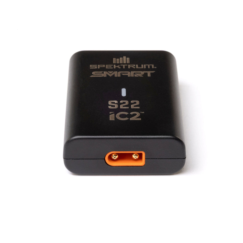 Spektrum S22 G2 USB-C 2S & 3S LiPo 20W Smart Charger IC2 Connector