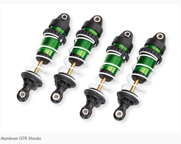 10765-Aluminum GTR Shocks Green