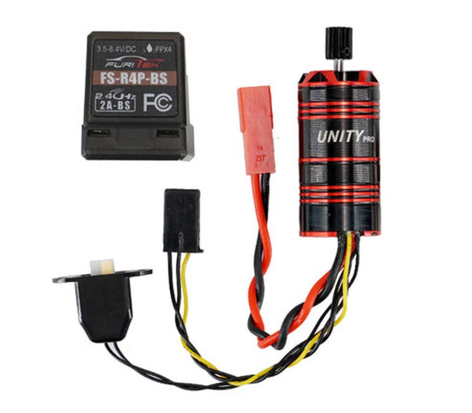 Furitek Ascent-18 UNITY PRO 2-in-1 Micro FOC Brushless System (3500kV) w/12T Pinion & 2.4GHz Receiver