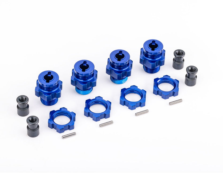 9086 Traxxas Heavy-Duty 17mm Wheel Nuts –Blue Anodized Aluminum (4-Pack)