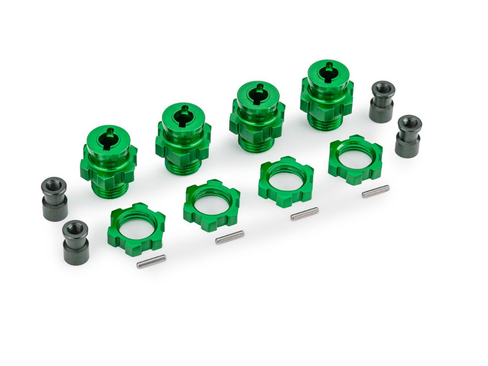 9086 Traxxas Heavy-Duty 17mm Wheel Nuts –Green Anodized Aluminum (4-Pack)