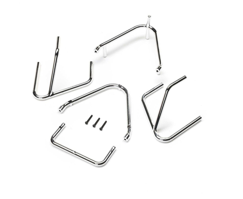 Losi Bumper Set, Chrome: 22S Sprint