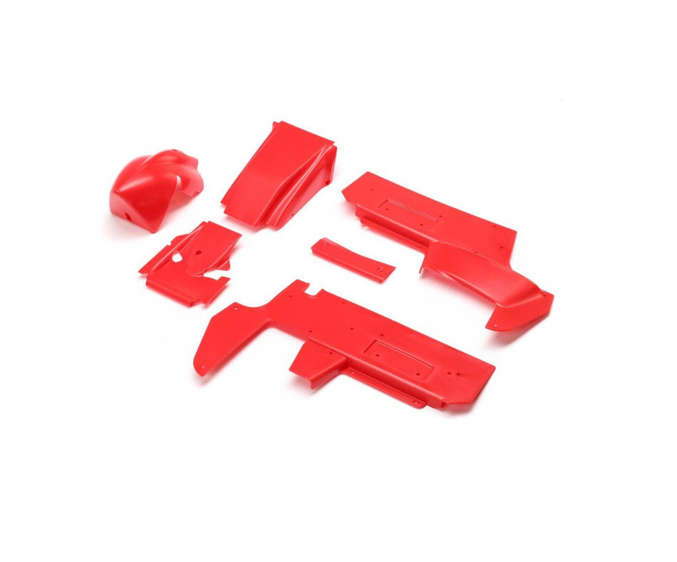 Losi Body Panel Set, Red: 22S Sprint