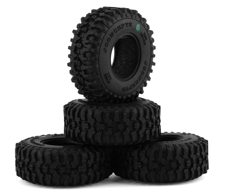 JConcepts Tusk 1.0" Micro Crawler Tires (4) (Green)