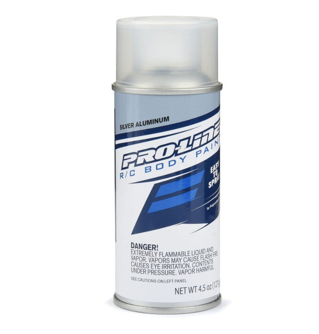 Pro-Line RC Body Spray Paint - Silver Aluminum