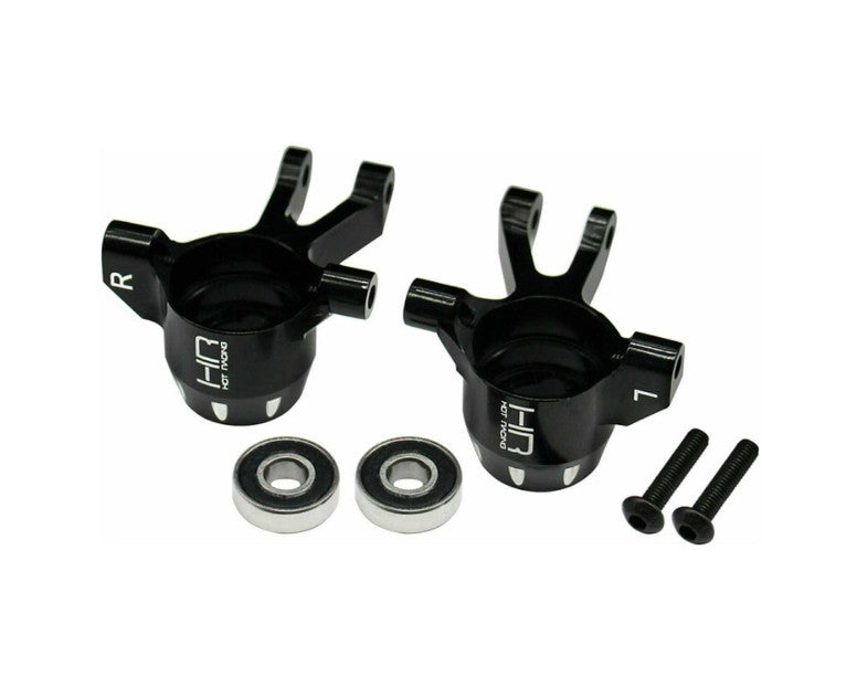 Hot Racing Aluminum Steering Blocks w/ HD Bearings – Fits Traxxas Mini Maxx [HRAMMX21M01]