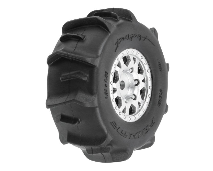 Pro-Line 1/16 Dumont F/R Tires MTD 12mm Black Impulse (4): Mojave GROM