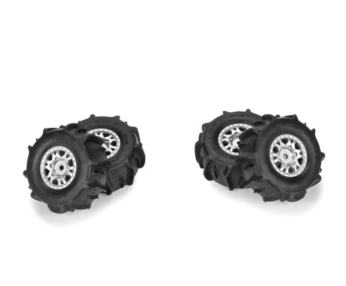 Pro-Line 1/16 Dumont F/R Tires MTD 12mm Black Impulse (4): Mojave GROM
