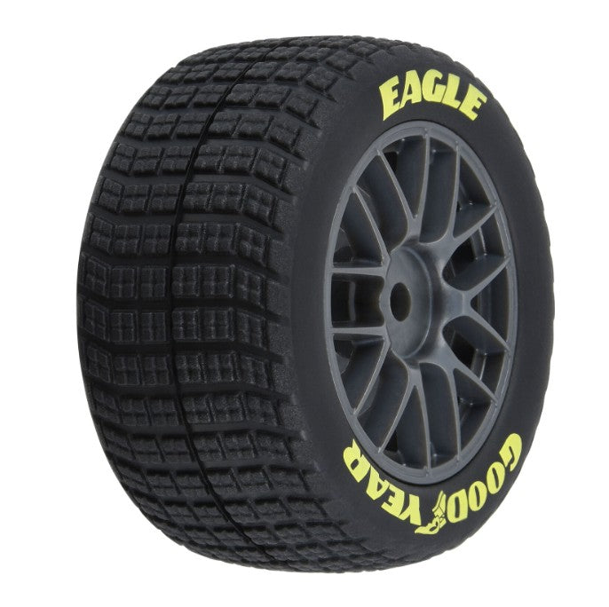 Pro-Line Goodyear Eagle Dirt Tire F/R MTD Grey for Losi NASCAR Racecar (4)