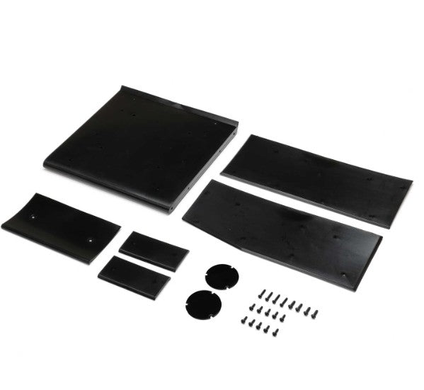 Losi Wing Panel Set, Black: 22S Sprint