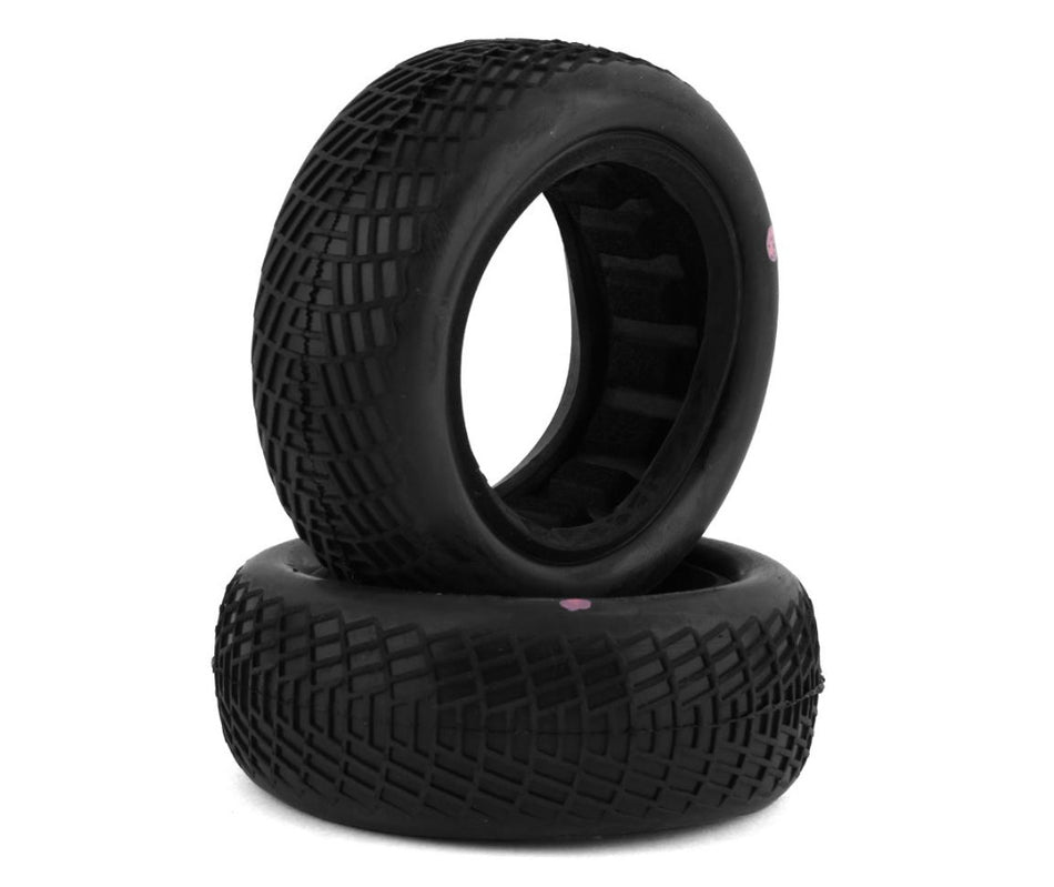 Raw Speed RC Radar 2.2" 1/10 2WD Front Buggy Tires (2) (Gumball (Pink))