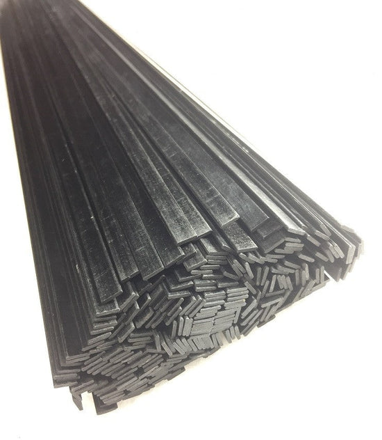 Carbon Fiber Strip 3mm x 1mm x 1000mm Solid Pultruded Strip for RC, Robotics, and Structural Use