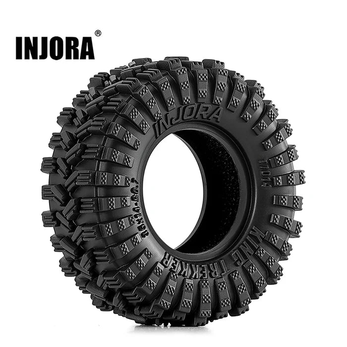 INJORA 0.7" 35*14mm King Trekker Tires for 1/30 SCX30 (T7014) (4)