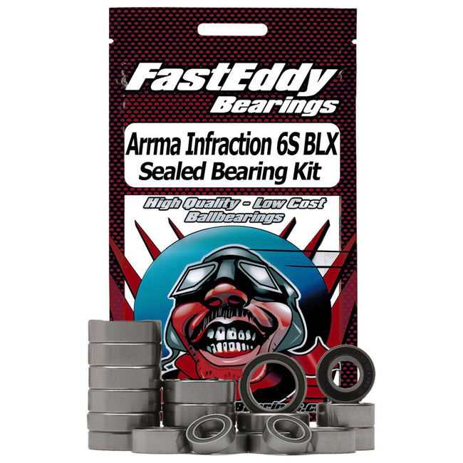 FastEddy Sealed Bearing Kit - Arrma Infraction 6S BLX