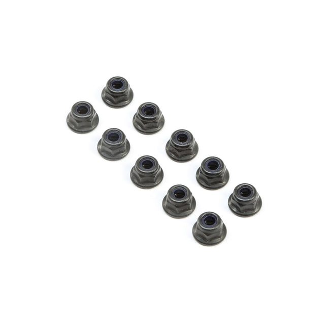 M3 Flanged Lock Nuts (10)