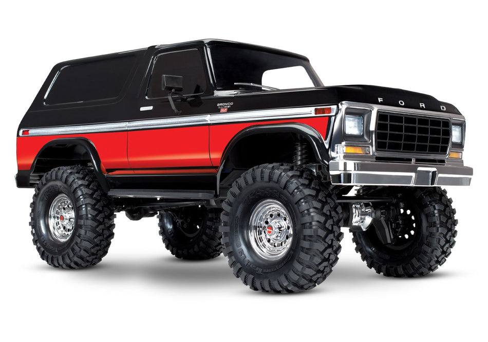 TRX-4 1/10 Scale Bronco Ranger XLT Trail Crawler Clipless Body Red