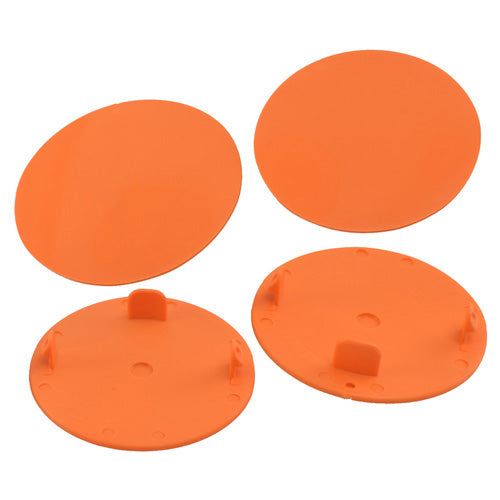 Snap-In Mud Plugs for Speedway Wheels (Orange)