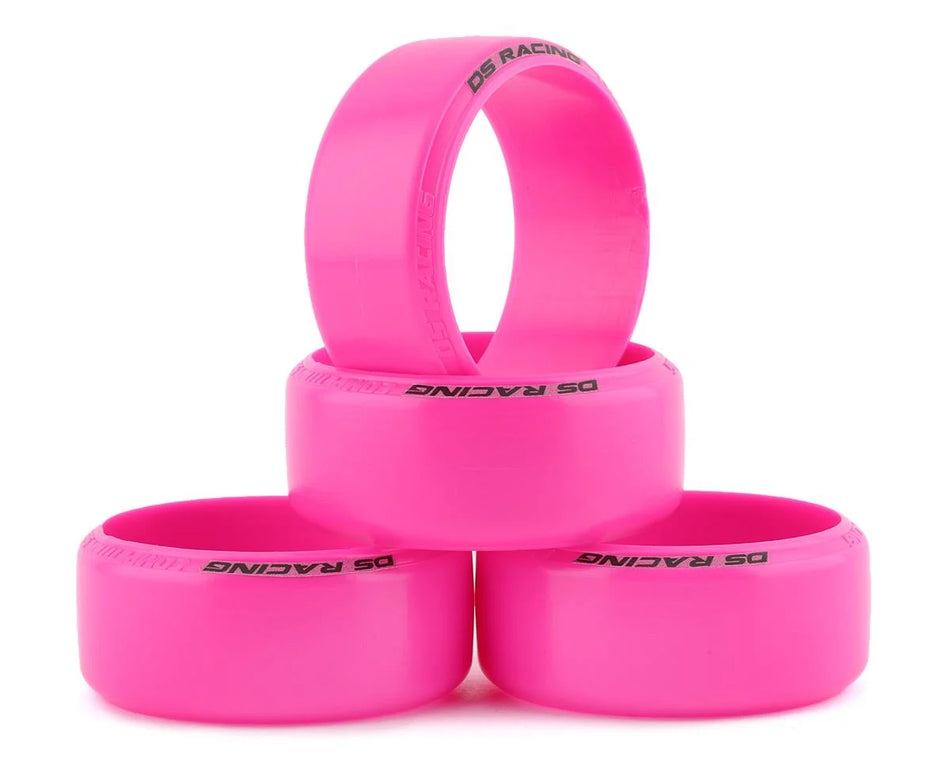 DS Racing DSC-CS3-LF3PK Competition III Slick Drift Tires (Pink) (4) (LF-3)
