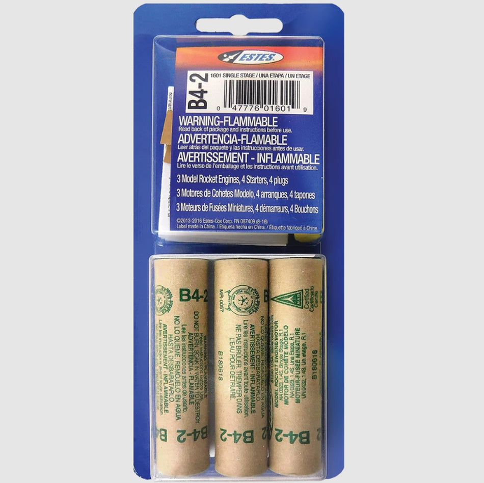 Estes B4-2 Model Rocket Engines (3pk)