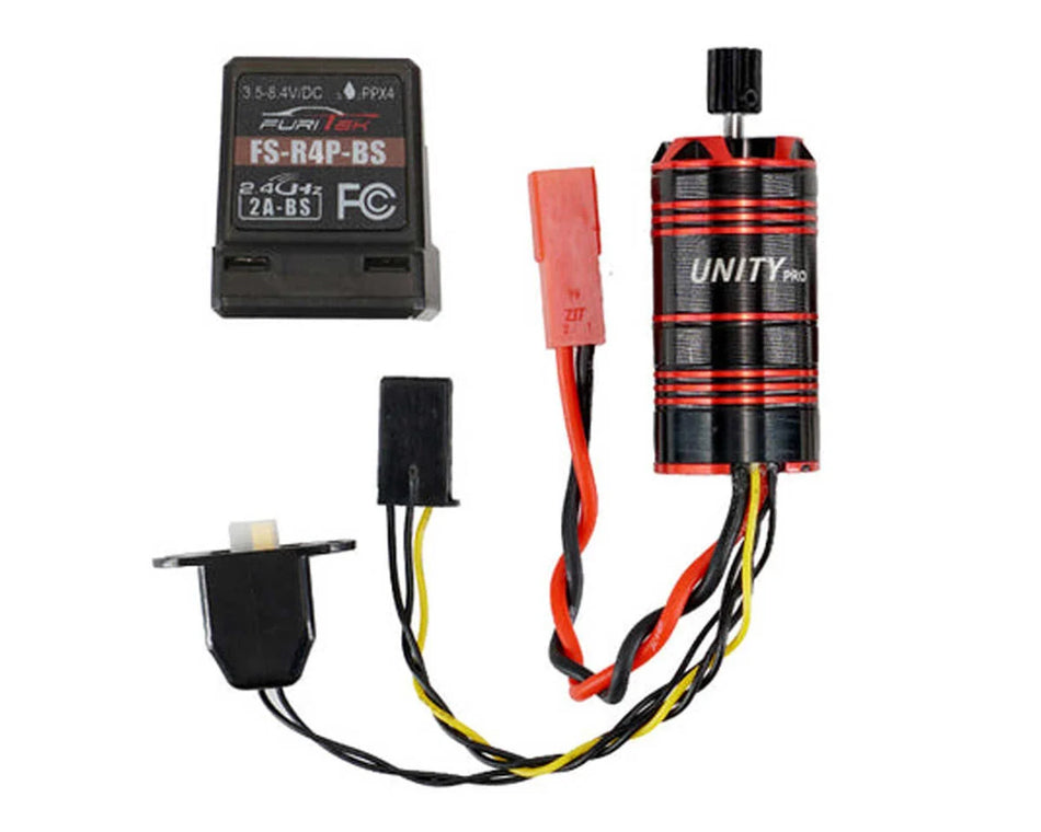 Furitek FRU2574 UNITY PRO 3500kv 2-in-1 Micro FOC Brushless System with RX — Redcat Ascent-18