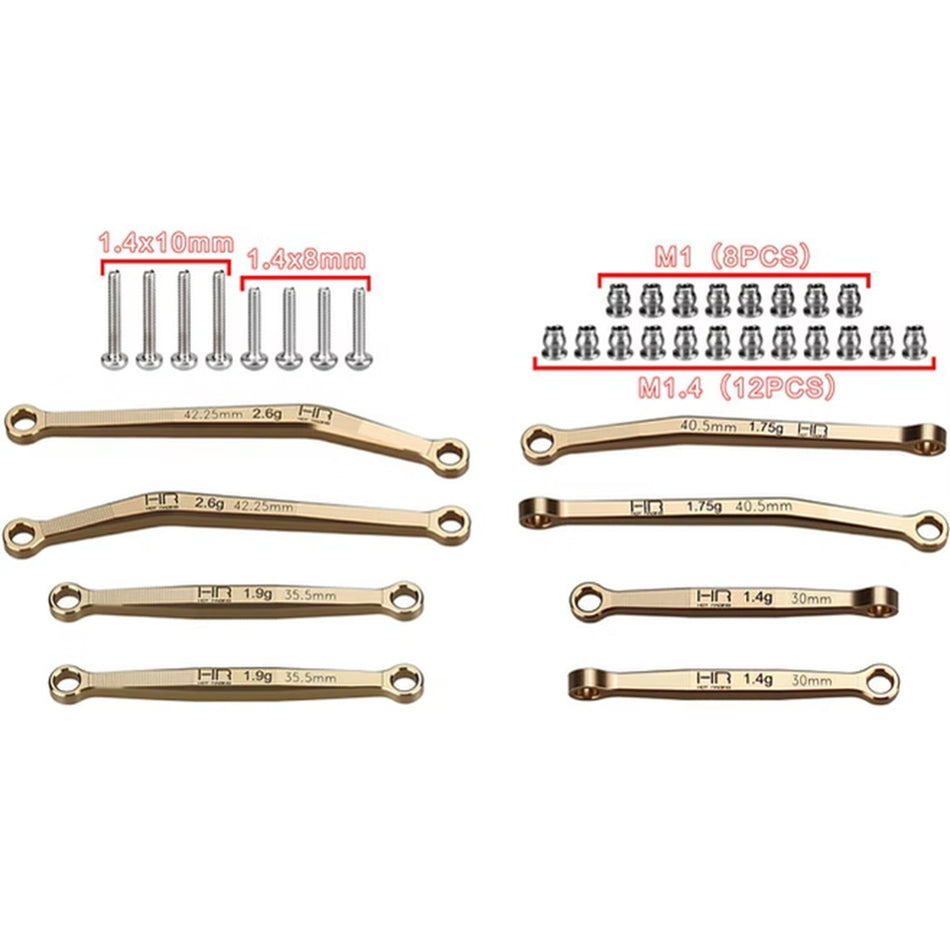 No Flex Upgrade Brass Link Set - SCX30