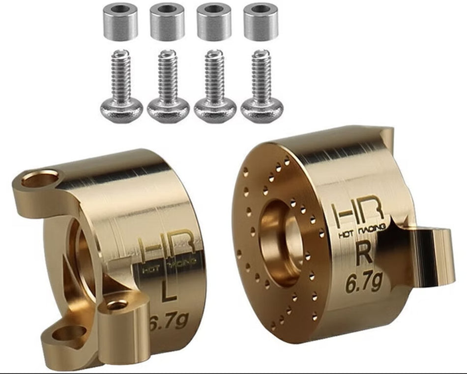 Hot Racing HRASXTY21H Brass Front Steering Block for SCX30