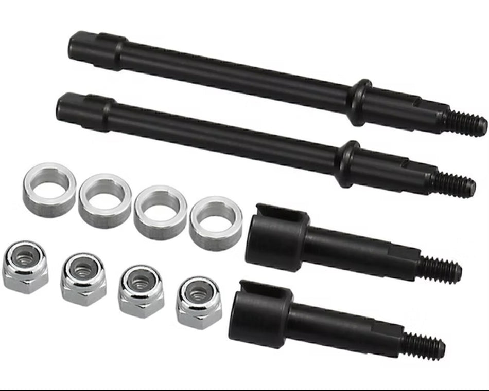 Hot Racing +2mm Steel Drive Stub, SCX30 HRASXTY39AW02