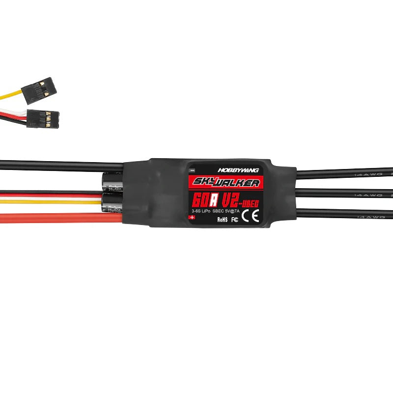 Hobbywing 30216101 Skywalker 60A V2 ESC