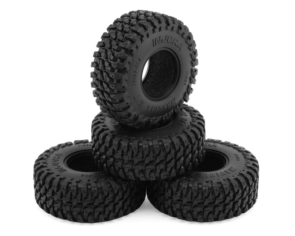Injora 1.3" Maverix R/T Micro Rock Crawler Tires (4) (70mm OD) (S5) w/Foam Inserts