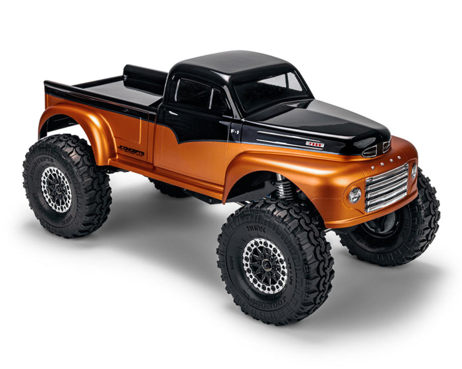 JConcepts 1950 Ford F-1 Grandpa 1/10 Rock Crawler Body (Clear) (12.3")