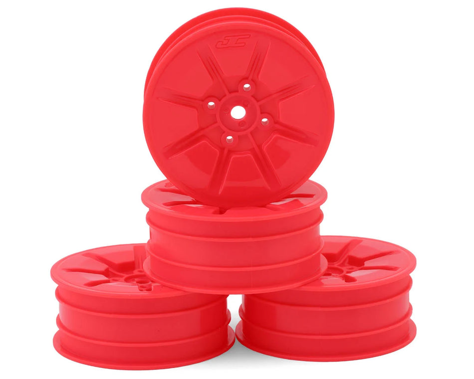 JConcepts Pioneer 2.2 2WD Front Buggy Wheels (Pink) (4) w/12mm Hex