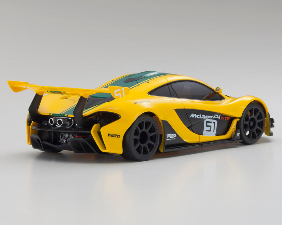 Kyosho MR-04 RWD Mini-Z Readyset w/McLaren P1 GTR Body (Yellow/Green) w/KT-531P 2.4GHz Radio