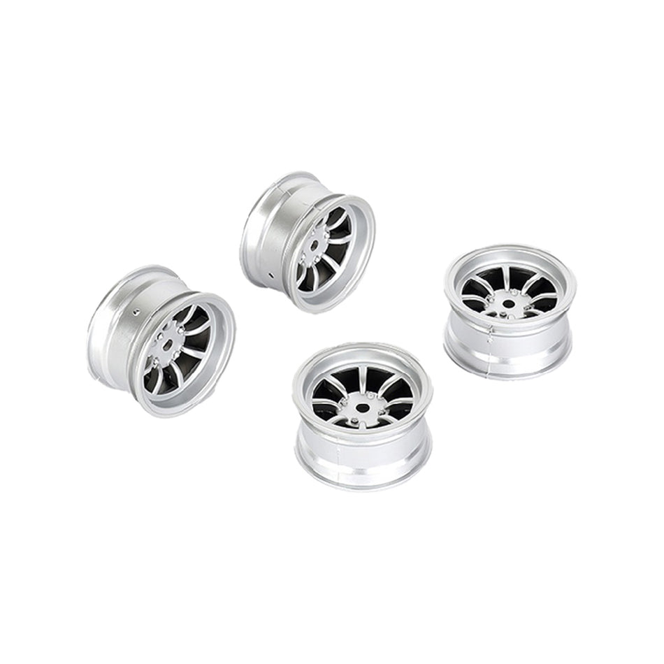 Louise 8 Spoke Wheel +4mm (Silver), for LMX