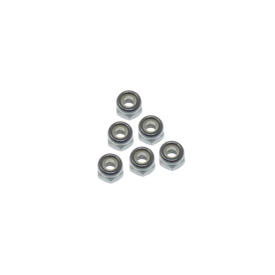 Redcat Racing 2mm Locknuts (6-Pack) – Steel, Nylon Insert [RER29665]