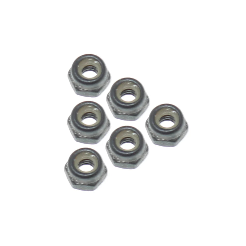 REDCAT 2.5mm Steel Nylon Insert Lock Nuts (6pcs)
