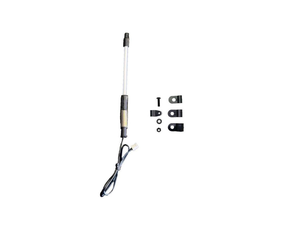 MyTrickRC MYKWHIP2-8P-12 TrickWhip2 Super Bright Scale Whip Light Tube (Pink) (80mm) w/12V-3V Voltage Regulator & Receiver Cable