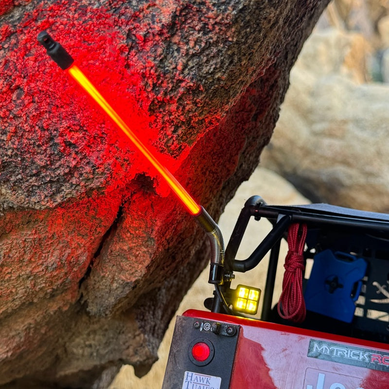 TrickWhip2 Light Long Red 12V Bundle (includes MYK-SFRF & MYK-HBSC)