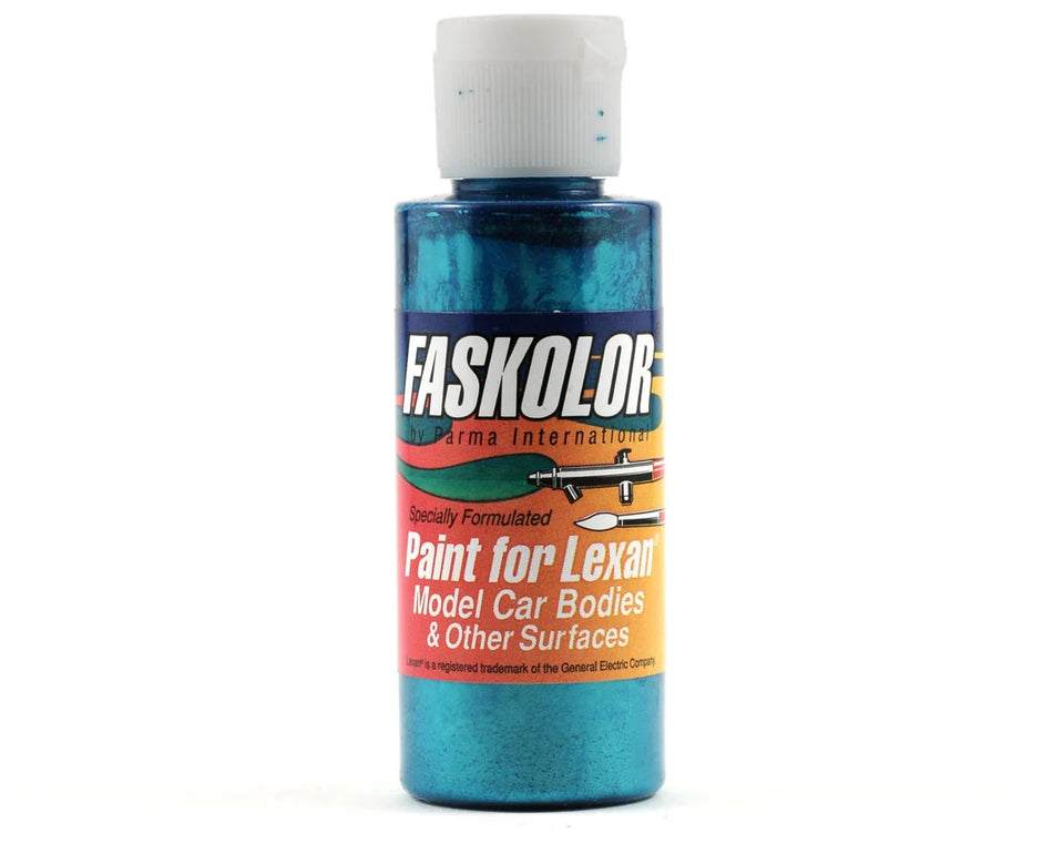 Parma PSE Faskolor Fasescent Turquoise Water Based Airbrush Paint 2oz PAR40156