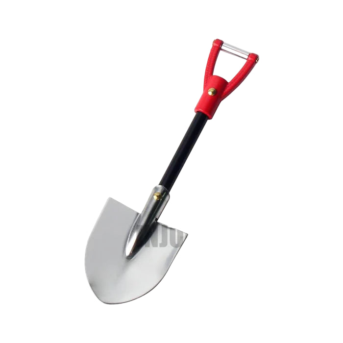 INJORA 1pc Mini Metal Shovel, 1/10 Scale Accessories for RC Crawler