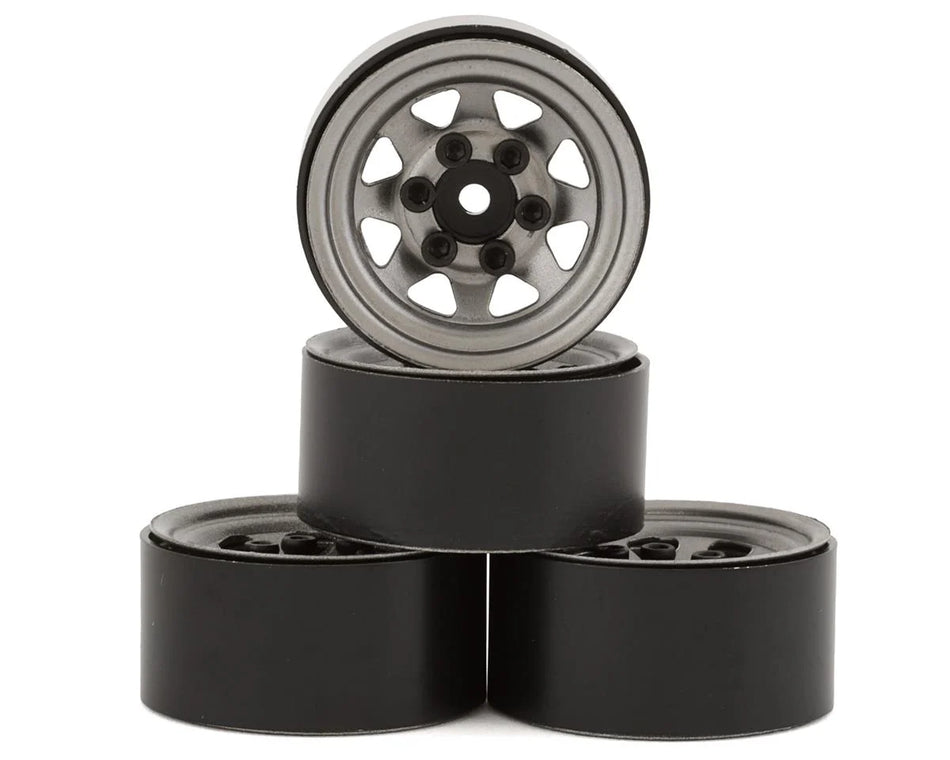 RC4WD Stamped Steel 1.0" Stock Beadlock Wheels (4)