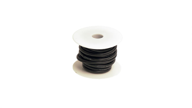 10 Gauge Silicone Ultra-Flex Wire; (Black) sold per foot
