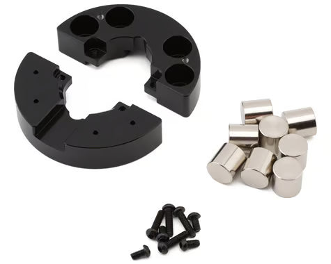 Redcat Vertex-6 Steel Rear Axle Weight Set (Black) (2) (106g Each)