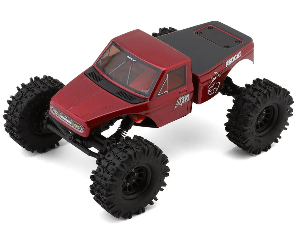 Redcat Ascent-18 Apex 1/18 4WD RTR Brushless Rock Crawler (Red)