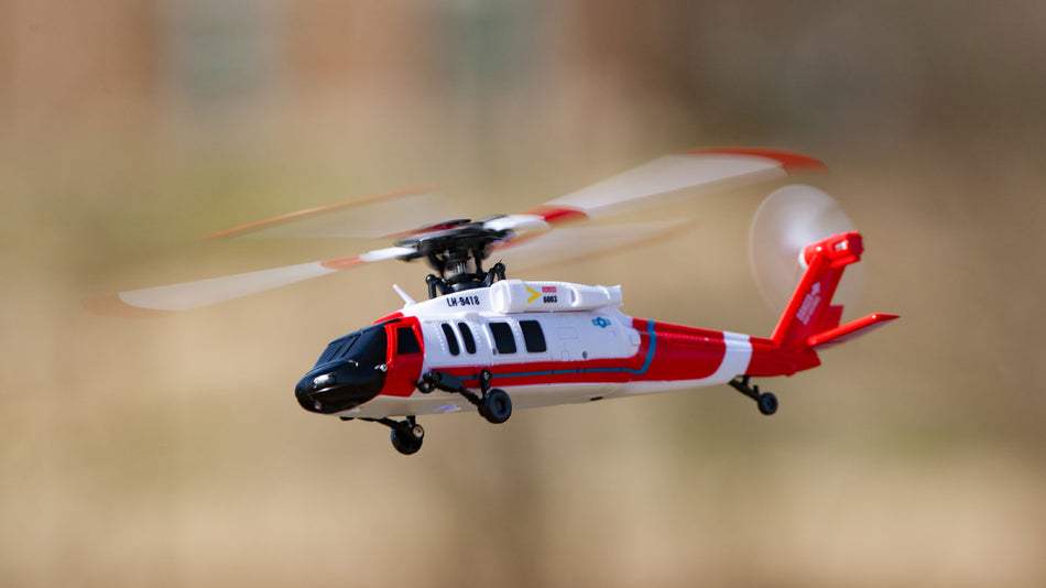 Rage RC Hero-Copter BL 4-Blade Brushless RTF Helicopter Coast Guard
