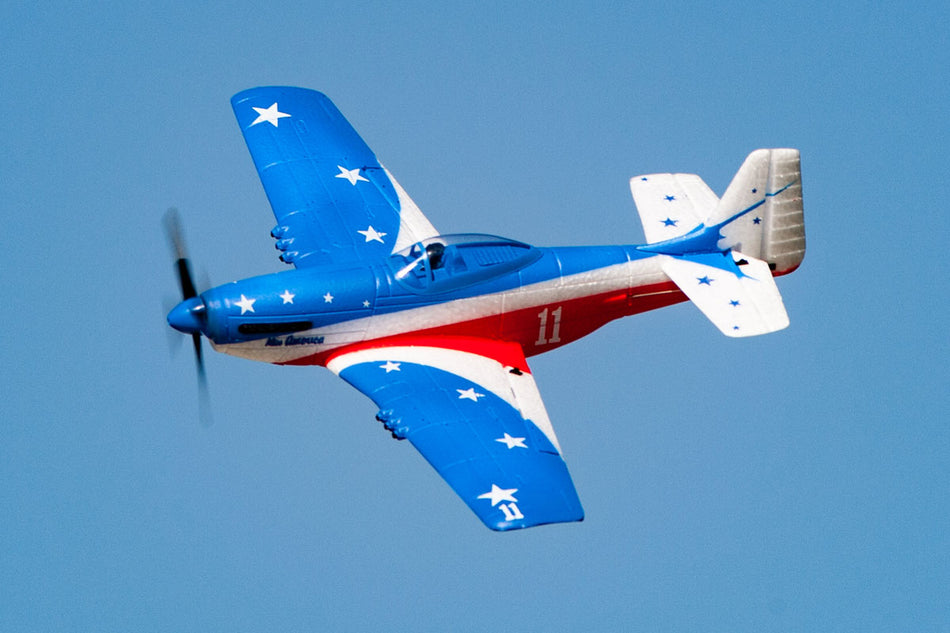 Rage RC P-51D Miss America Micro RTF Airplane with PASS System