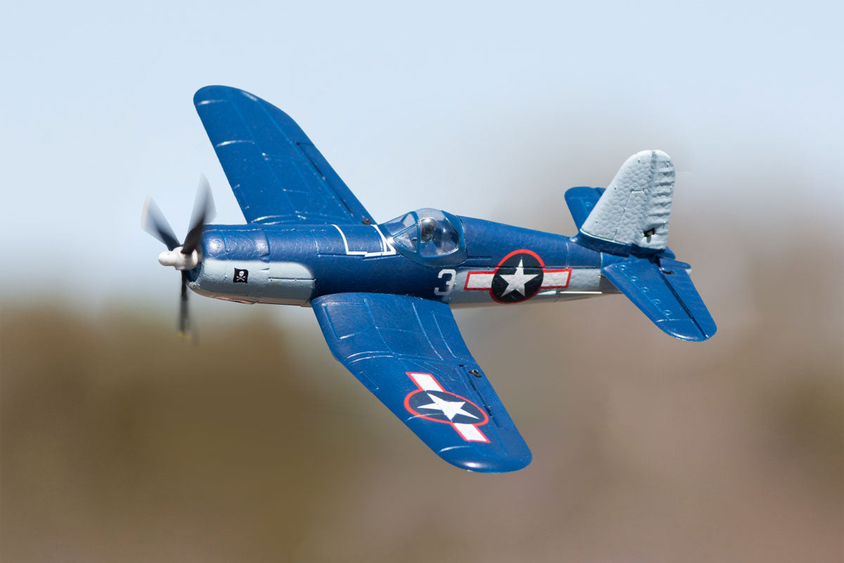 F4U Corsair Jolly Rogers Micro RTF Airplane with PASS – Superstition ...