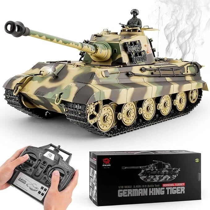 RC Pro 1-16 German King Tiger (Henschel) RC Heavy Tank 3888A-1