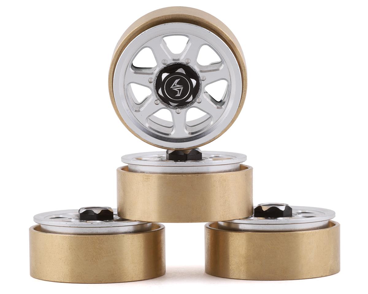 4 Pneus Jantes Laiton Beadlock 1.0 – Pour SCX24, FCX24, TRX4m – Échelle 1/24 & 1/18 4 Pneus Jantes Laiton Beadlock 1.0 – Pour SCX24, FCX24, TRX4m – Échelle 1/24 & 1/18