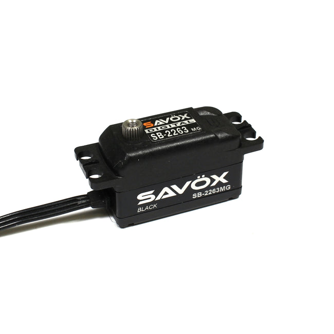 Savox Black Edition Low Profile Brushless Digital Servo, 0.076sec / 138.9oz @ 6.0V