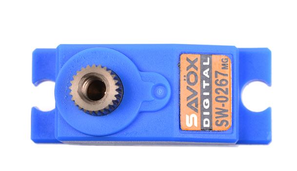 Savox SW-0267MG Micro Waterproof Standard Digital Servo 0.135 / 83.3oz @ 6V for Traxxas